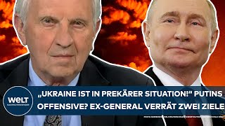 PUTINS KRIEG: "Ukraine ist in prekärer Situation" Russen-Großoffensive! Ex-General verrät zwei Ziele