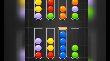 Sort the balls of the same color #gaming "#shorts 