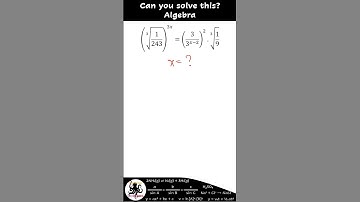 Are You Up for the Challenge? Can you solve this Exponential Equation?  #exponentialequationproblems