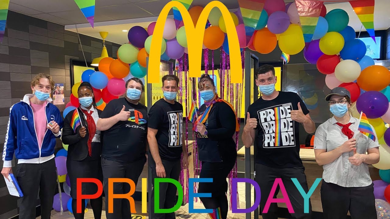 Uckfield McDonald's Pride Day YouTube