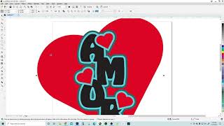 Haciendo un diseño en Corel Draw para Corte o sublimacion