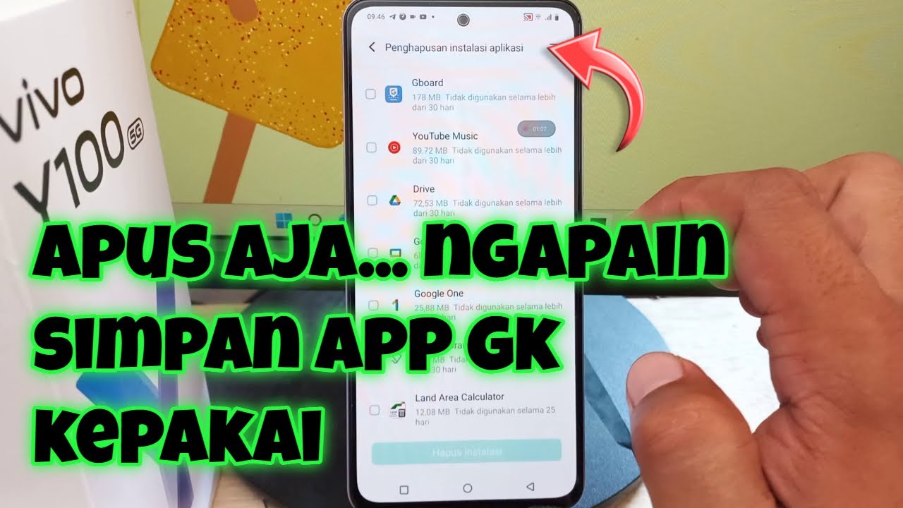 Cara Hapus Aplikasi Yang Tidak Pernah Digunakan di HP Vivo Y100 ...