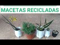 ♻️♻️COMO HACER MACETERAS CON BOTELLAS PLÁSTICAS, COMO RECILCAR BOTELLAS PLÁSTICAS