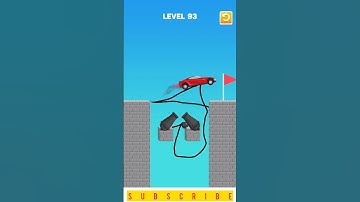 Draw Bridge Puzzle Game Level 93 #shorts