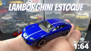 Lamborghini Estoque 1:64 Hot Wheels Diecast Supercar Replica - Luxury Sports Car