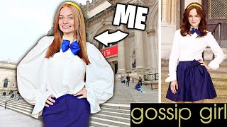 Dressing as Gossip Girl in NEW YORK!