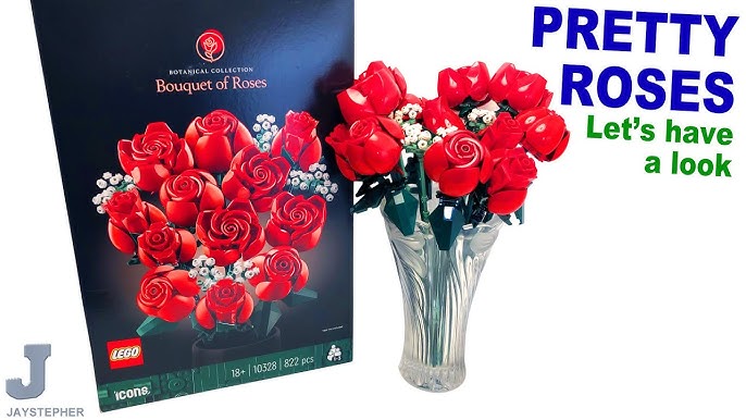 LEGO Roses 40460 x2 (two sets together) ⏩ Speed Build 