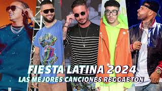 Fiesta Latina Mix 2024  Ozuna, Maluma, J Balvin, Bad Bunny, Nicky Jam Pop Latino Reggaeton