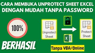 100% Berhasil !!! Cara Membuka Unprotect Sheet Excel Dengan Mudah Tanpa Password screenshot 5