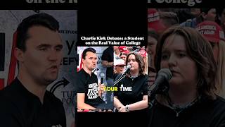 She Defended Her College Degree... Then Mentioned This Class 😳 #charliekirk