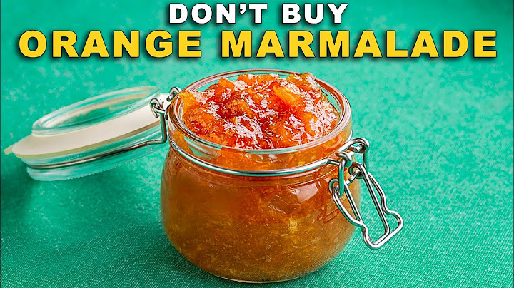 Easy ORANGE MARMALADE Recipe