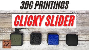 3DC Prints Clicky Sliders Haptic fidget Toys. Fablades Full Review