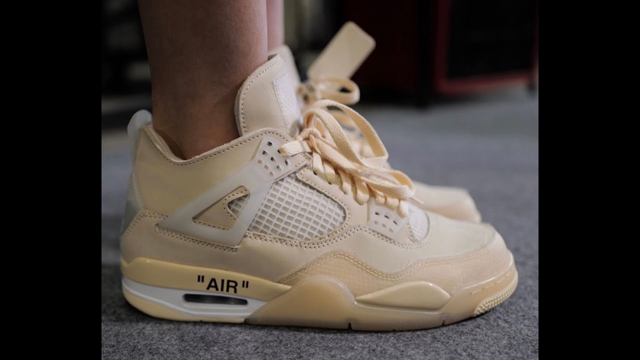 Off-White Jordan 4 Sample Review - YouTube