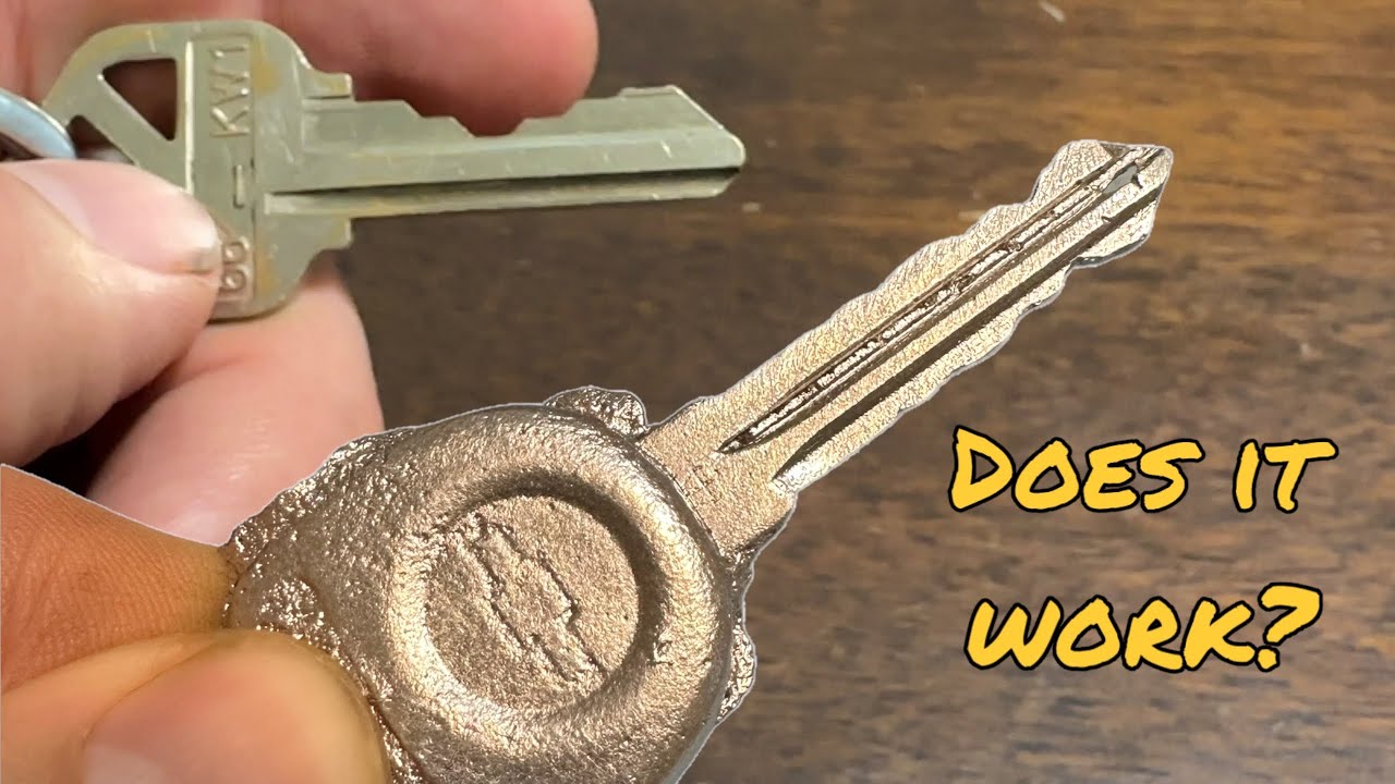 Casting keys at home Key Casting Challenge YouTube