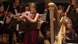 Mozart - Flute & Harp concerto, K 299 - 2nd movement -  Andantino
