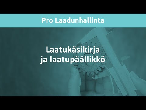 Video: Mitä laatupäällikkö tekee?