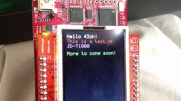 Color LCD Booster Pack test