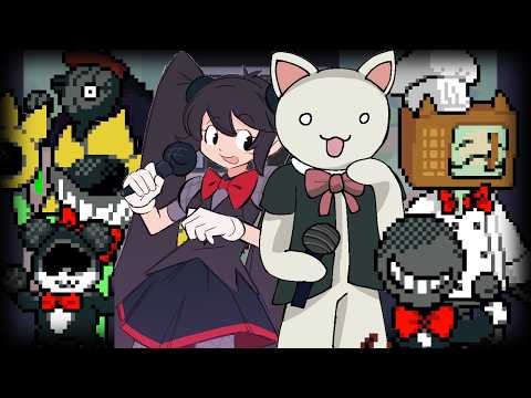 Random Characters as Deltarune's Mikes with Matching Catswing Remixes