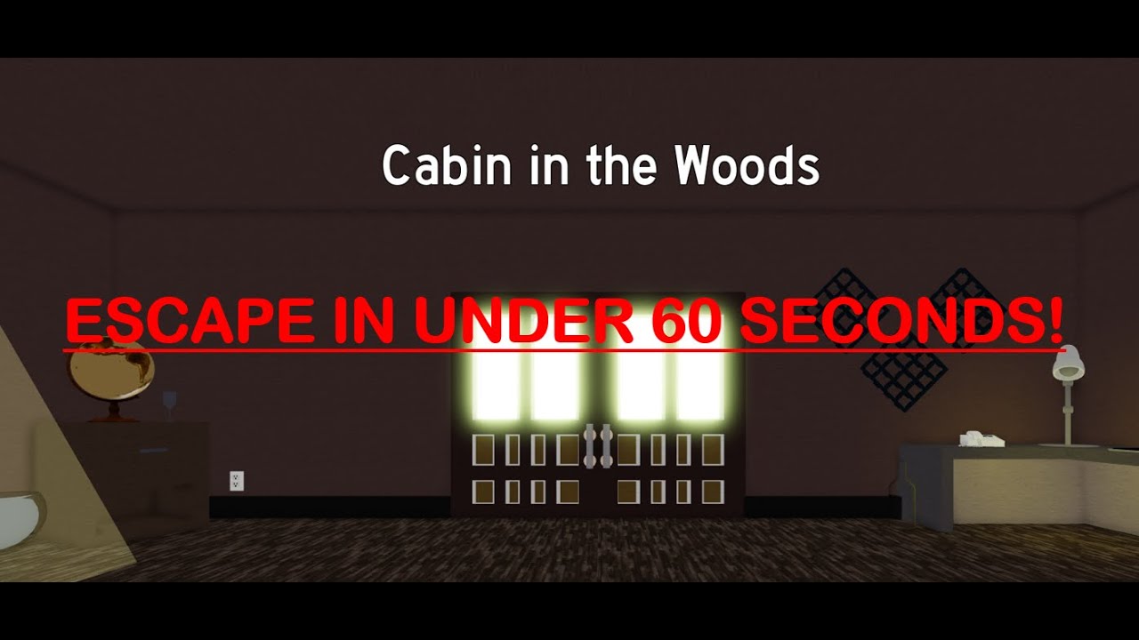 Roblox Escape Room Cabin In The Woods Walk Through 100 Youtube - escape room treasure cave walkthrough roblox youtube