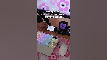 Cheap gaming accessories for your gaming set up 💖 #gamingsetup #pcgaming #gamer