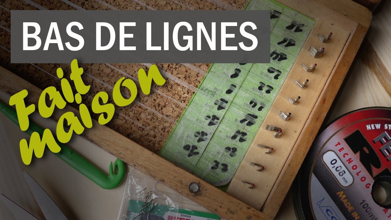 🎣🐟 TUTO: Comment monter des bas de lignes soi-même?