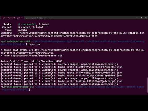 lesson 2 : The Pulse Control Tower: your first real UI