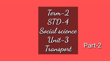 4th std social science unit 3 transport part2