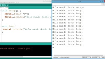 Comunicación por Puerto serial en Arduino