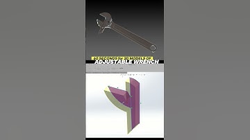 3D Models of Adjustable Wrench