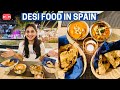 Indian Restaurant In Spain | Shopping In Mall | Never Expected Such Food | Indian Food Vlog In Hindi