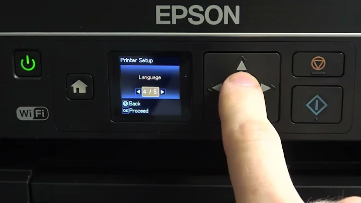 How To Change Language On Epson ET 2650
