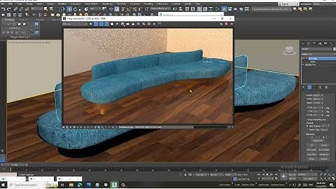 3DsMax Tutorials, Learn Texturing a Designer Curved Couch from Scratch in 3dsmax ( Part 1)