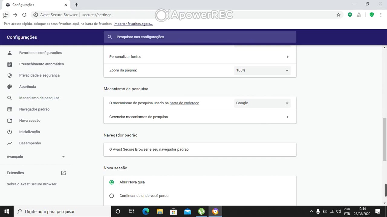 como tornar o google navegador padrão dentro do Chrome - YouTube