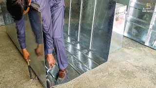 Witness the Creation of a Tinsmithing Storage Trunk - A Huge Size Steel Trunk Making Step-by-Step