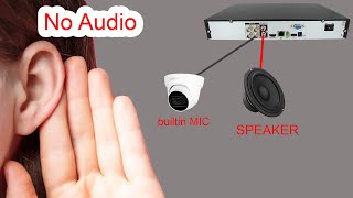 Dahua XVR Activate Audio in built in mic