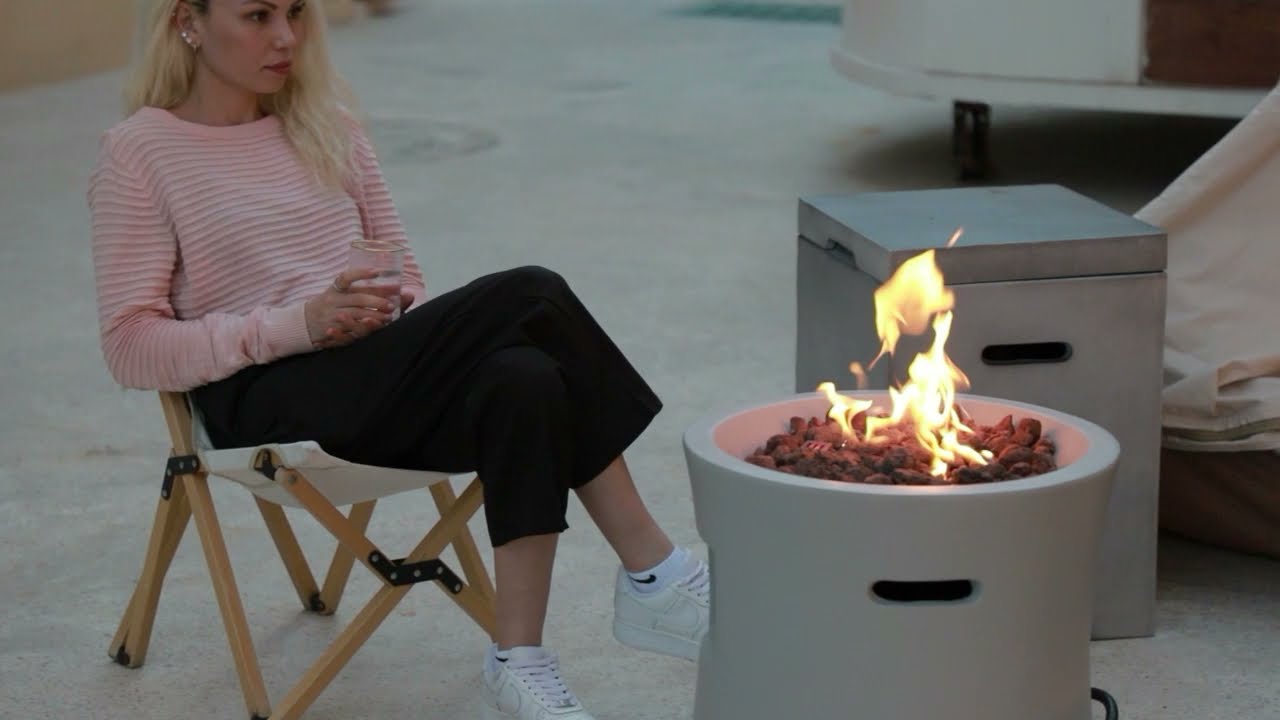 Limor® Outdoor Propane Fire Pit - Gas Fire Pits