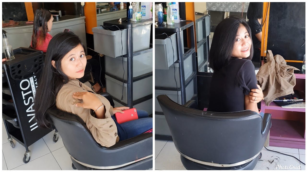 MODEL CANTIK INI MERELAKAN RAMBUT PANJANGNYA DIPOTONG PENDEK UNTUK PERTAMA KALINYA | BYE LONG HAIR.!