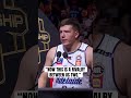 DJ Vasiljevic speaks on behalf of the Adelaide 36ers after they fell just short in Game 5. #nbl