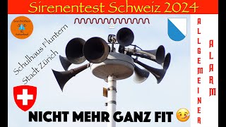 Sirenentest Schweiz 2024 | KTG-10 NICHT GANZ FIT | Schulhaus Fluntern Zürich | 6 x Allgemeiner Alarm screenshot 1