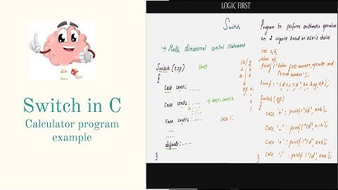 Switch statement in C