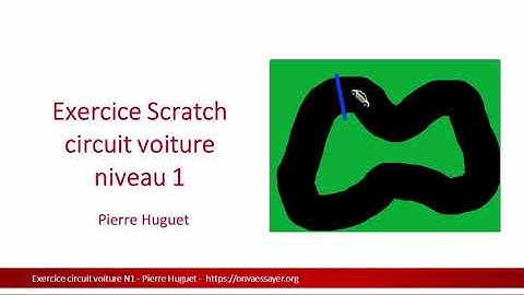 algorithmes : exercice sur le pseudo code (circuit voiture N1)