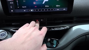How to Enable or Disable Hazard Lights in Fiat 500 Electric ( 2020 - now ) - Use Emergency Lights