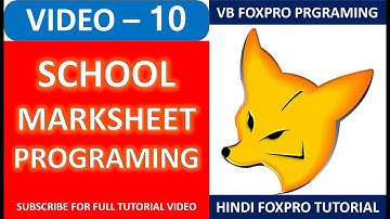 CREATE MARKSHEET USING FOXPRO PROGRAM | HOW TO CREATE MARKSHEETIN FOXPRO PROGRAM? |#Info_TechnoLife