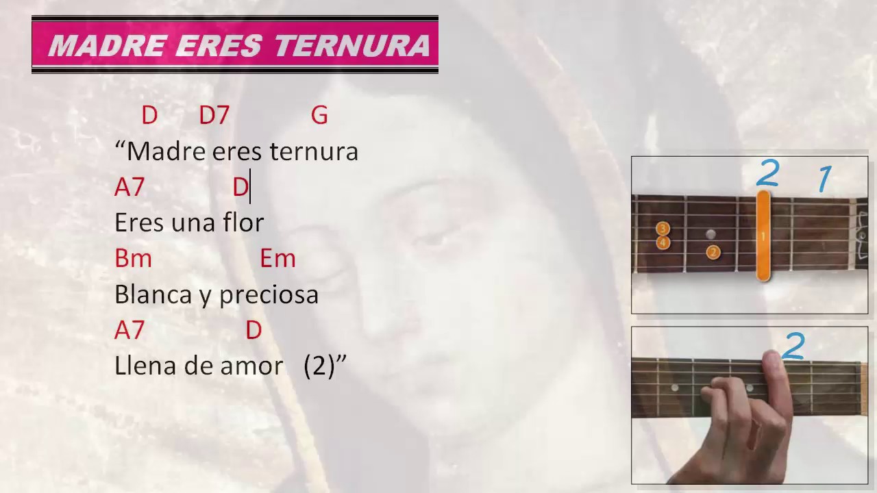 Madre eres ternura Acordes - Chordify