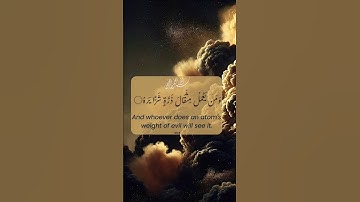 Surah Az-zalzala 99:7-8 |سورة الزّلزلةِ #quran #qurantilawat #quran #اكسبلور #quranquotes