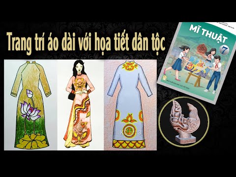 Video Cách Trang trí Áo dài họa tiết thời Lý | Trang phục áo... - youtube