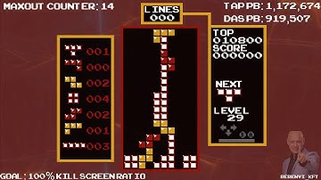 NES TETRIS - LEVEL 31 WITH GAME GENIE - 10/03/2019