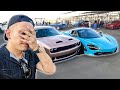 CASI ME CHOCA UN CHALLENGER HELLCAT CON NITRO VS MCLAREN 720S *gran susto* || ALFREDO VALENZUELA