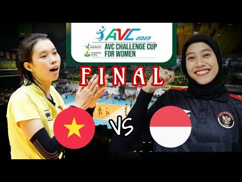 Indonesia vs Vietnam 🏐 Final AVC Challenge Cup 2023 Volleyball