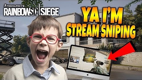 TrashTalker Admits To *STREAM SNIPING* And LOSES 1v1! - Rainbow Six Siege